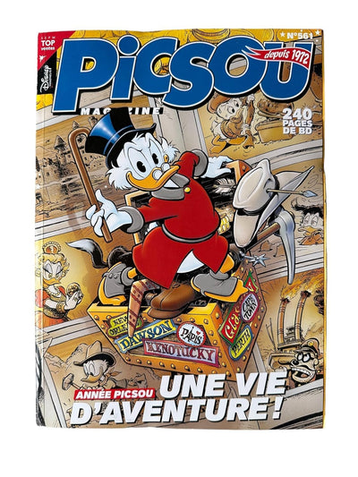 Picsou Magazine Num√©ro 561 : Ann√©e picsou, une vie d'aventure!