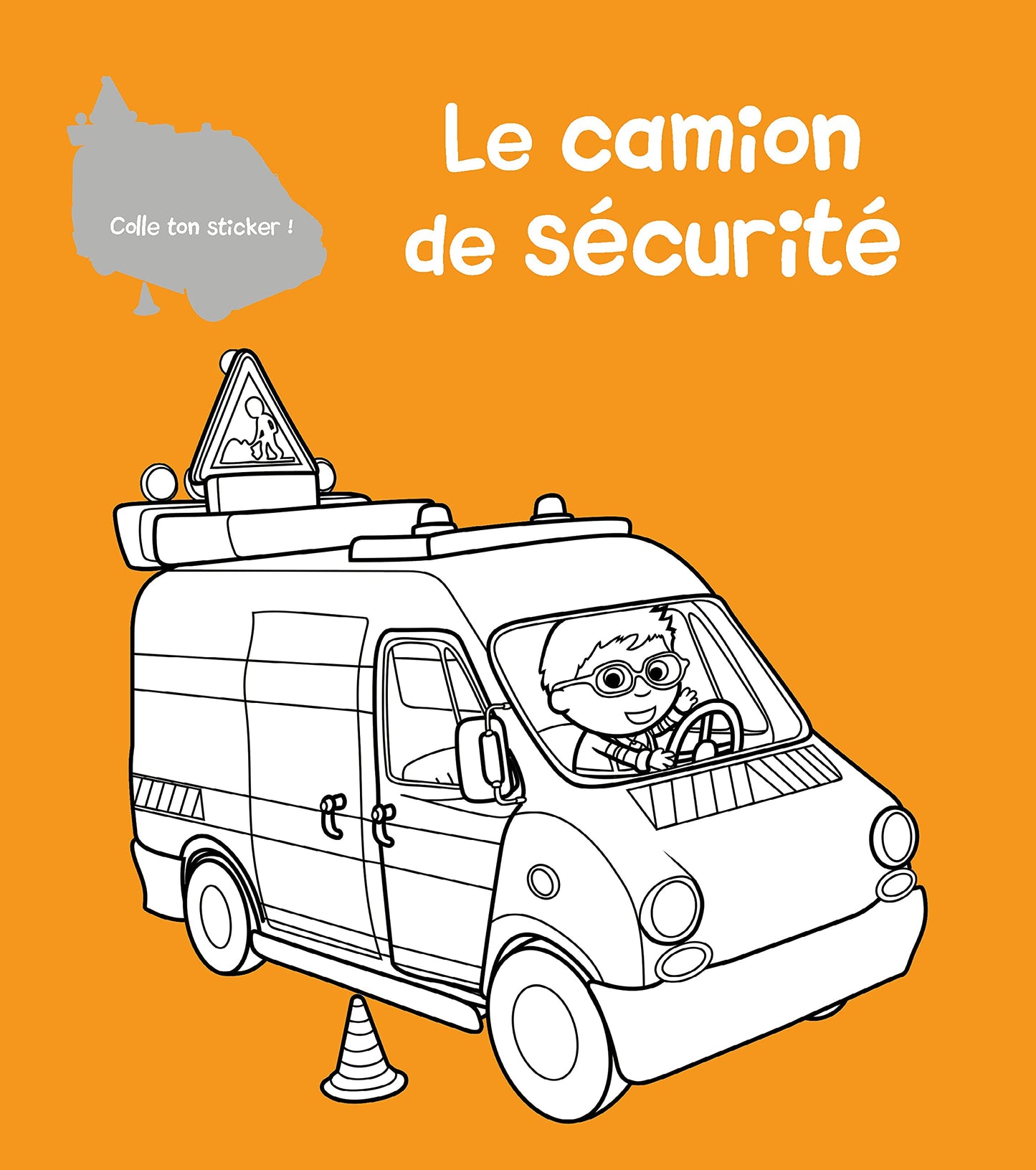 Mon coloriage p'tit garçon - Les camions