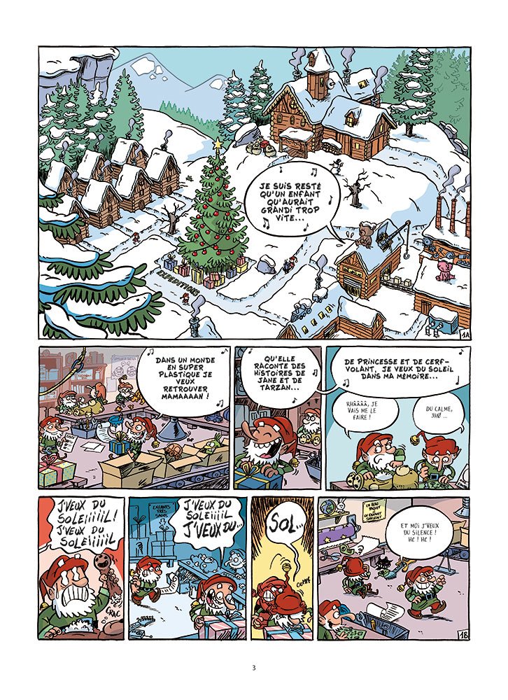 Les 4 Rennes T1: Commendo père Noel