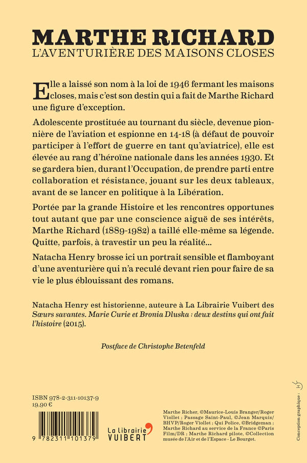 Marthe Richard: L'aventurière des maisons closes