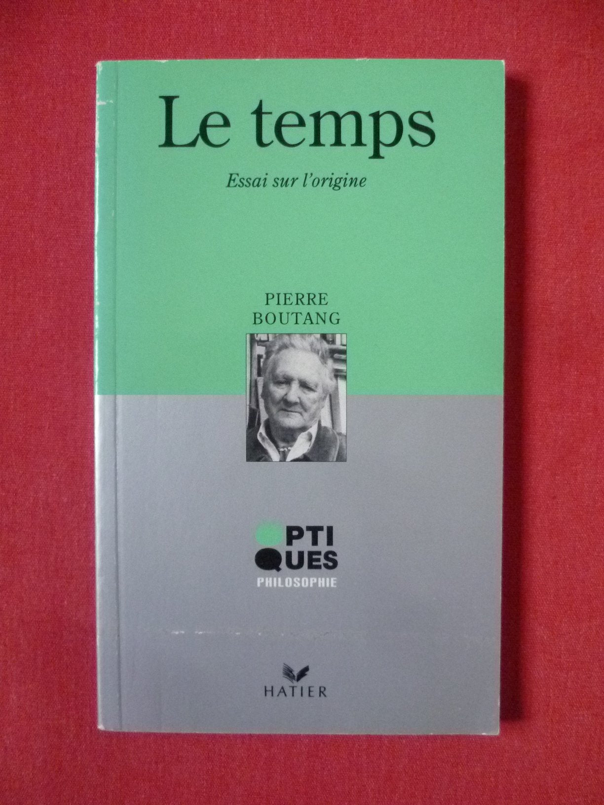 Le Temps : Essai sur l'origine