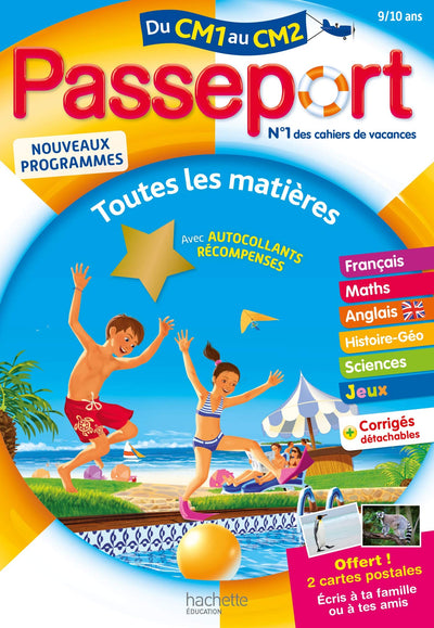 Passeport Cahier de Vacances 2020 - Toutes les matières du CM1 au CM2 - 9/10 ans