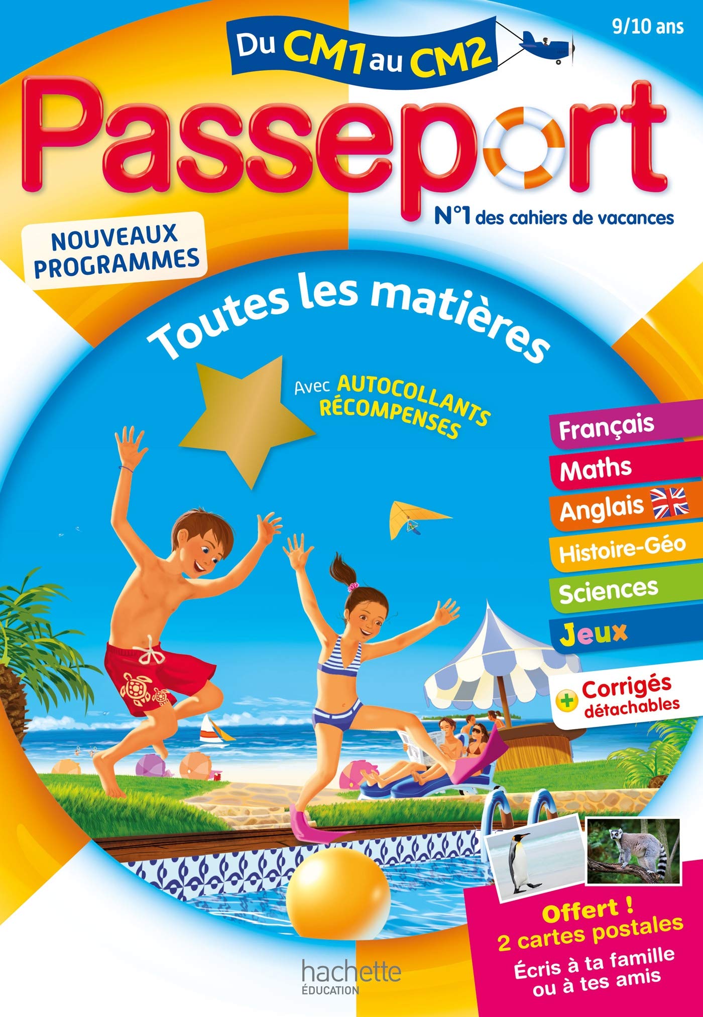 Passeport Cahier de Vacances 2020 - Toutes les matières du CM1 au CM2 - 9/10 ans