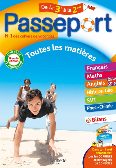 Passeport - Toutes les matières - De la 3e à la 2de - Cahier de vacances 2025