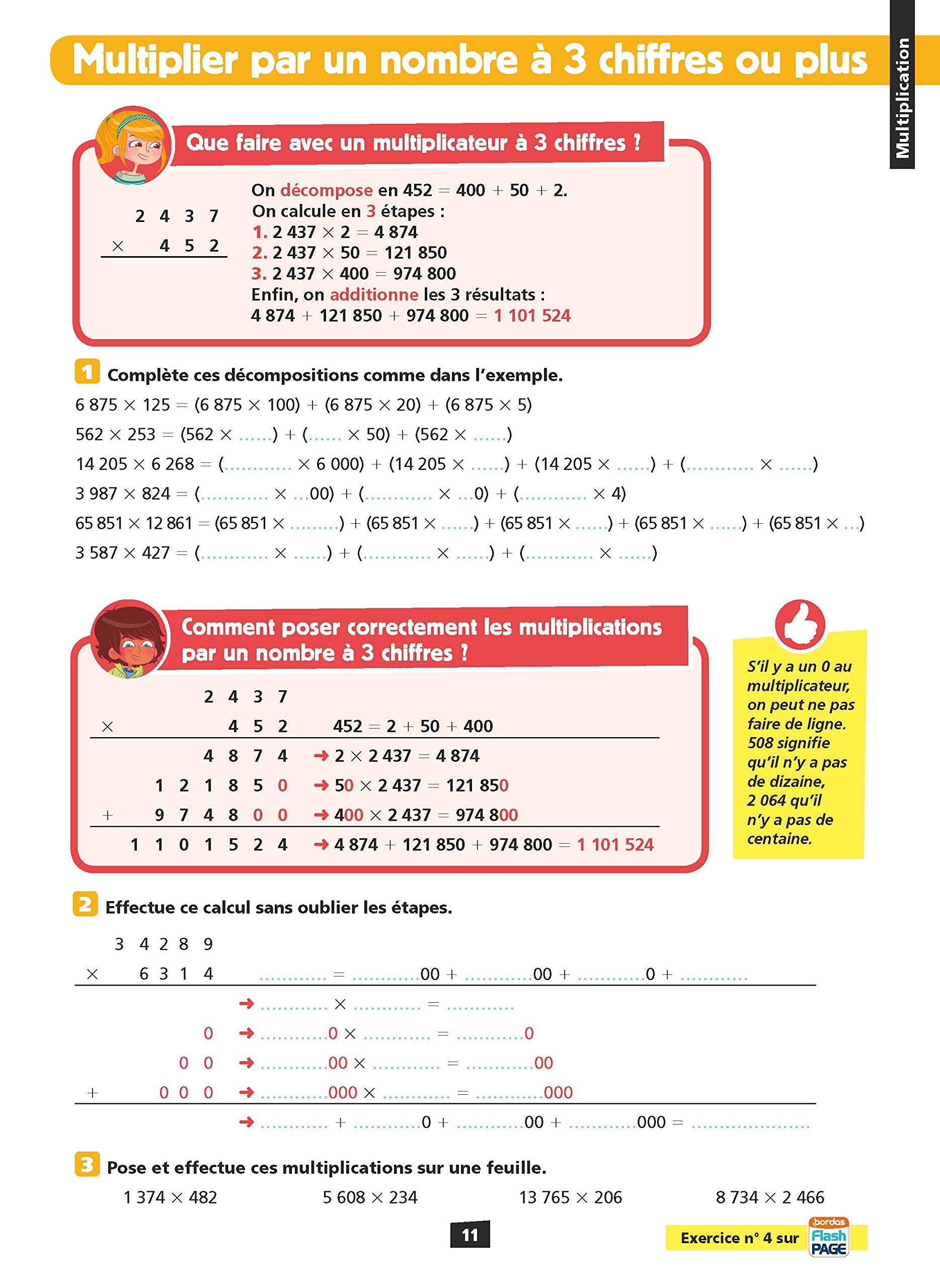 Ça y est, je sais ! Multiplication et Division CM1-CM2