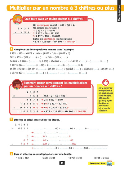 Ça y est, je sais ! Multiplication et Division CM1-CM2