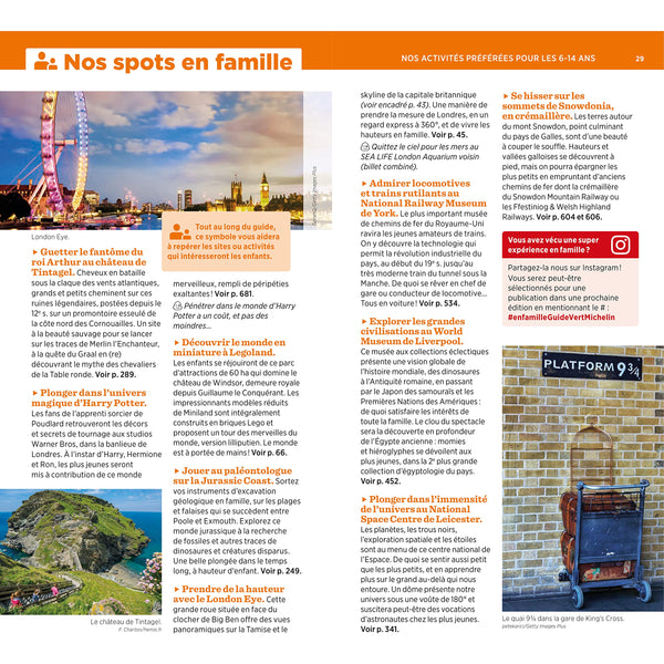 Guide Vert Angleterre, Pays de Galles