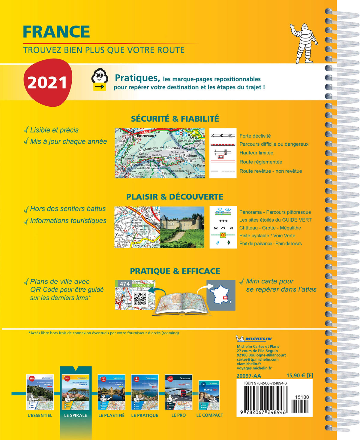 Atlas ATLAS ROUTIER France 2021 (A4-Spirale)