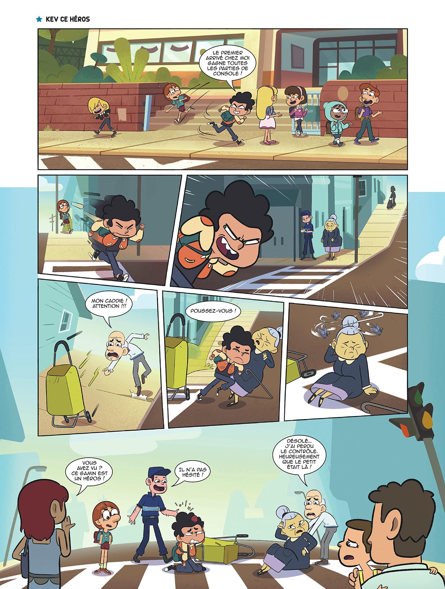 Le Monde selon Kev - Tome 2 - La frisée de l'école