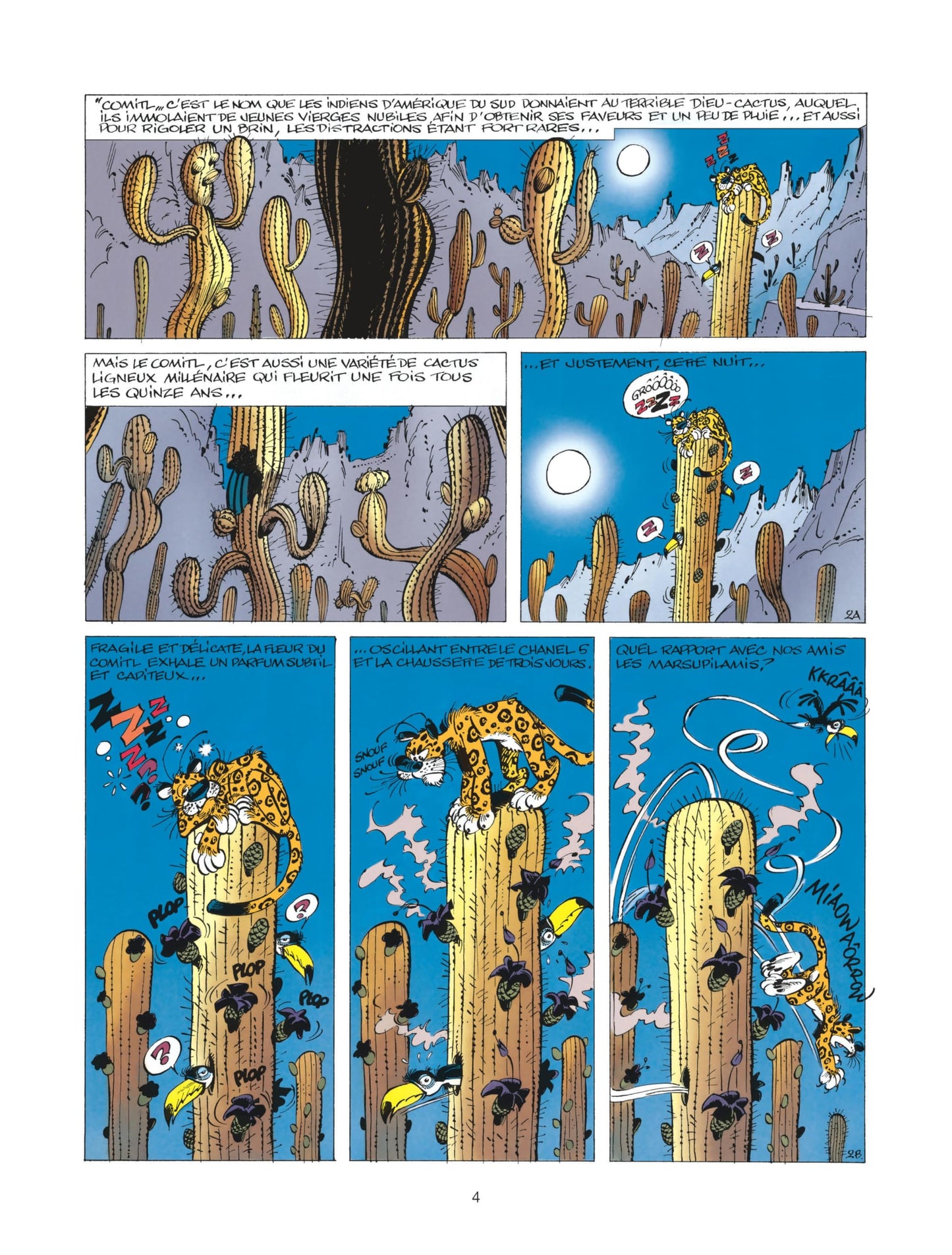 Le Marsupilami, tome 4 : Le Pollen du Monte Urticando