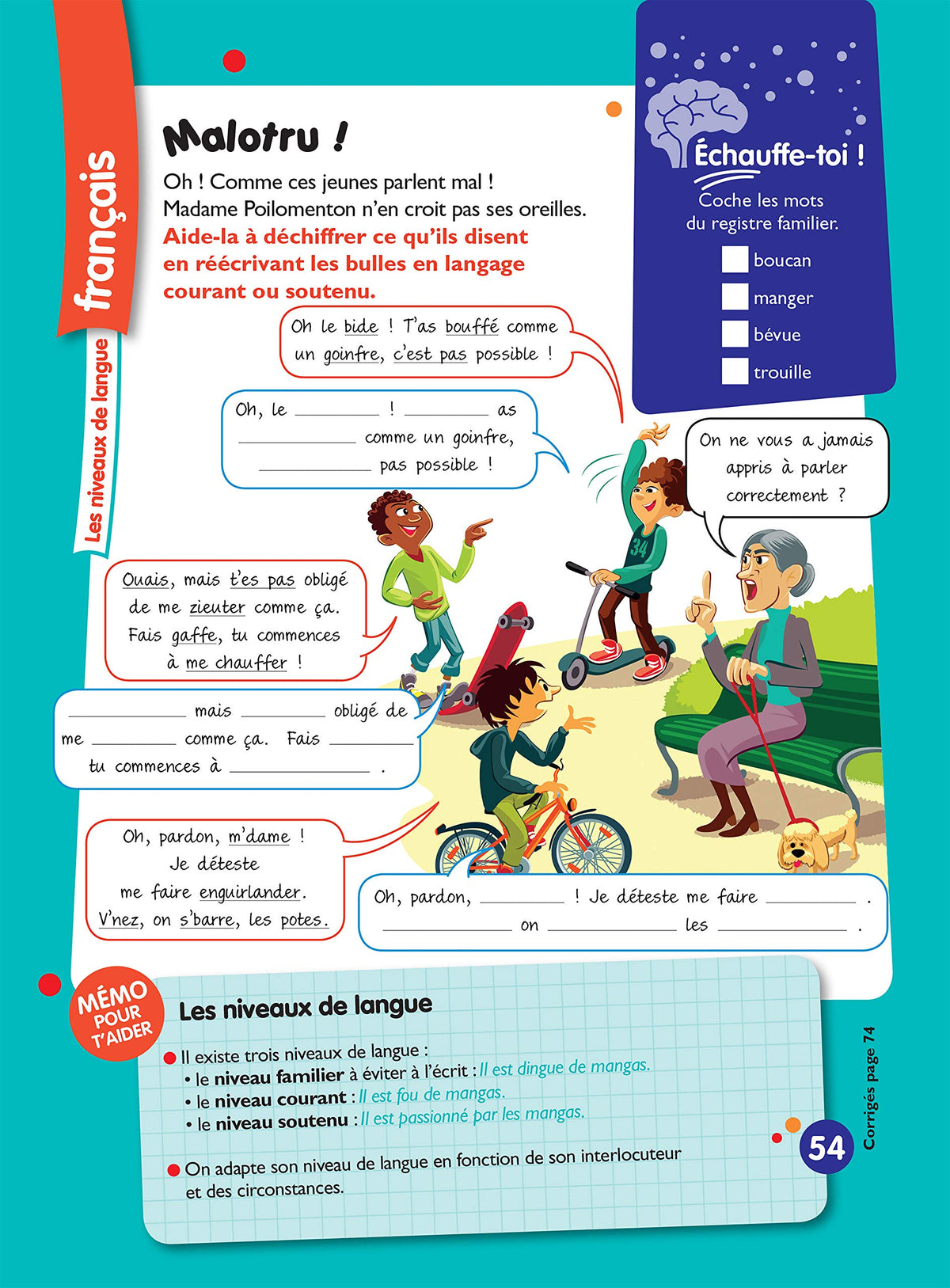 Réviser en vacances de la 6e à la 5e - 120 jeux sur tout le programme