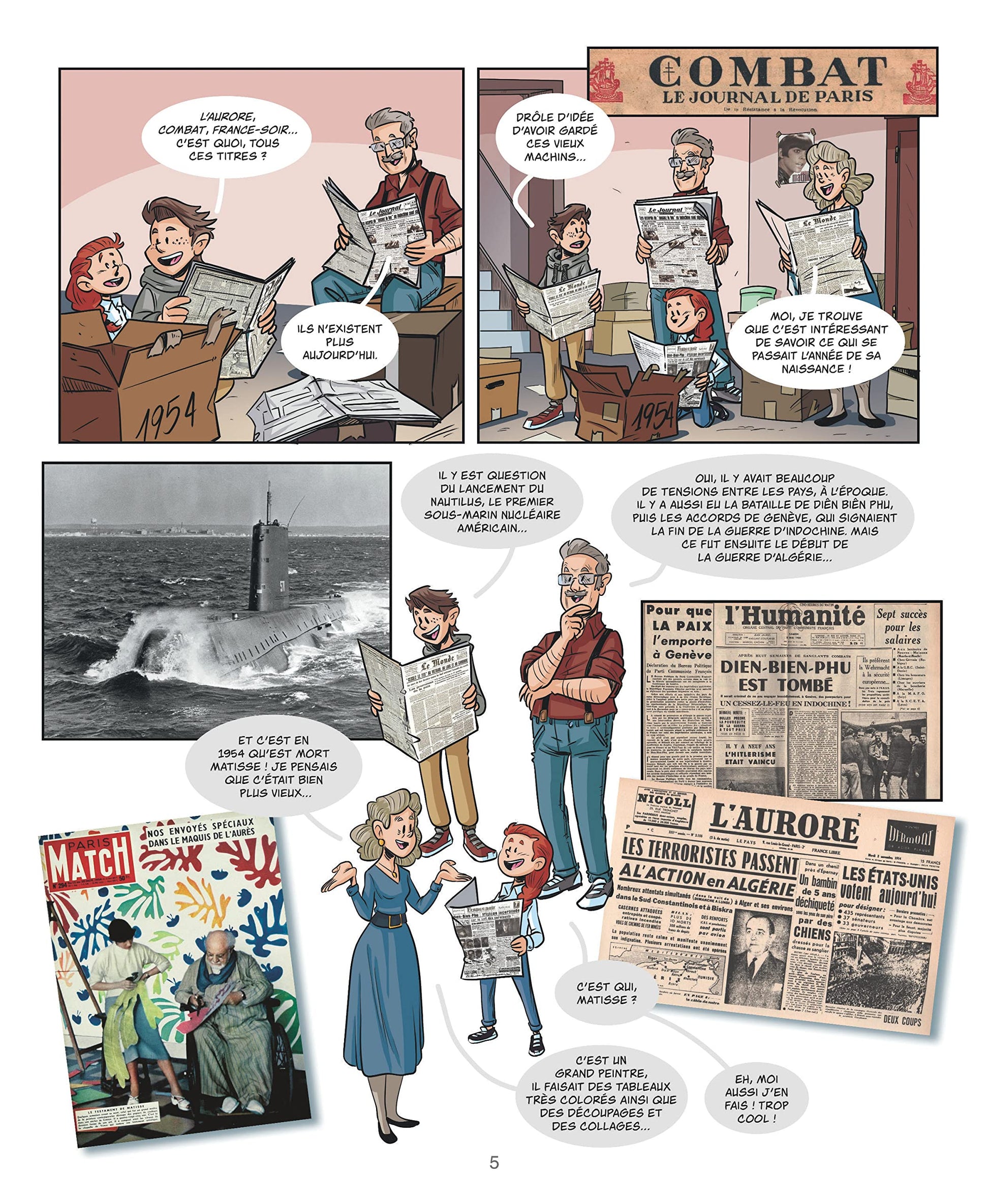 Mes souvenirs en BD - 1954