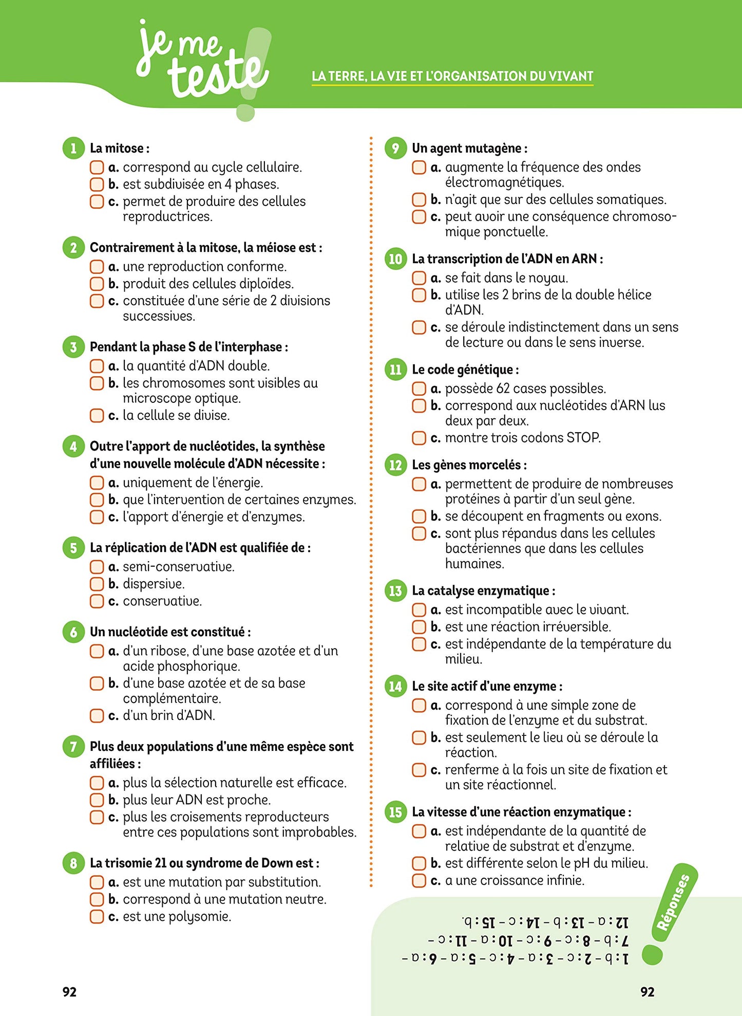 L'Année de 1re - Spécialités Scientifiques