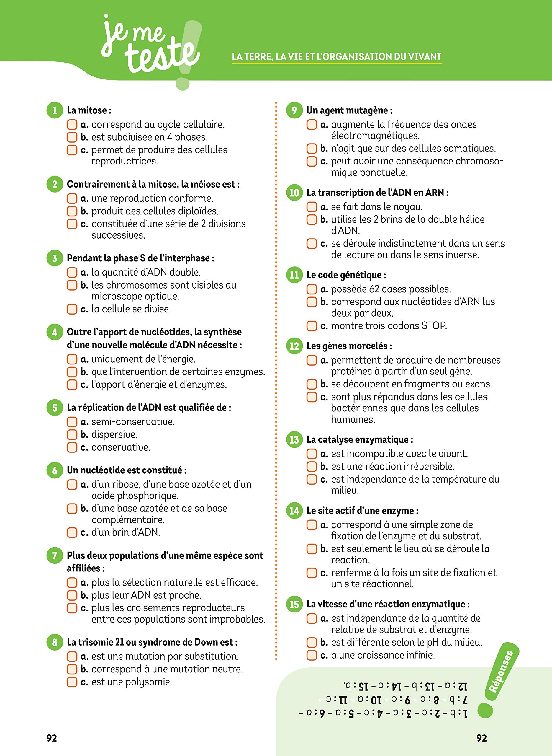 L'Année de 1re - Spécialités Scientifiques
