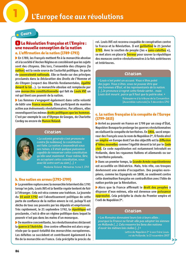 L'année de 1re - Enseignements communs