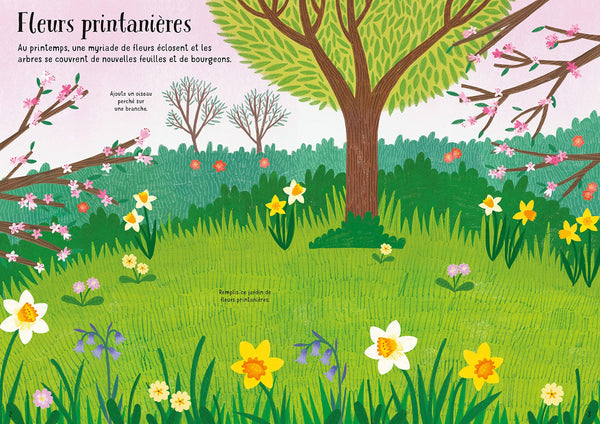 Les fleurs - Mes petits autocollants Usborne