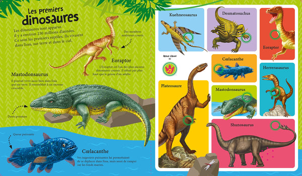 MON LIVRE SONORE - INCROYABLES DINOSAURES - 60 CRIS