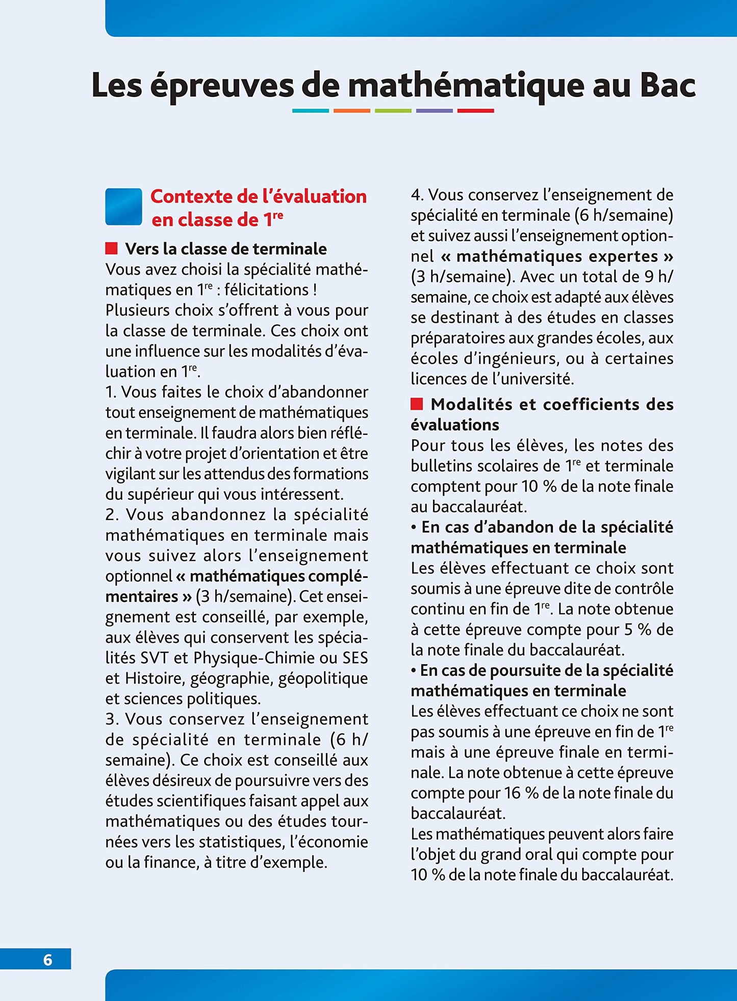 Mes années Bac - Spécialité Maths 1re