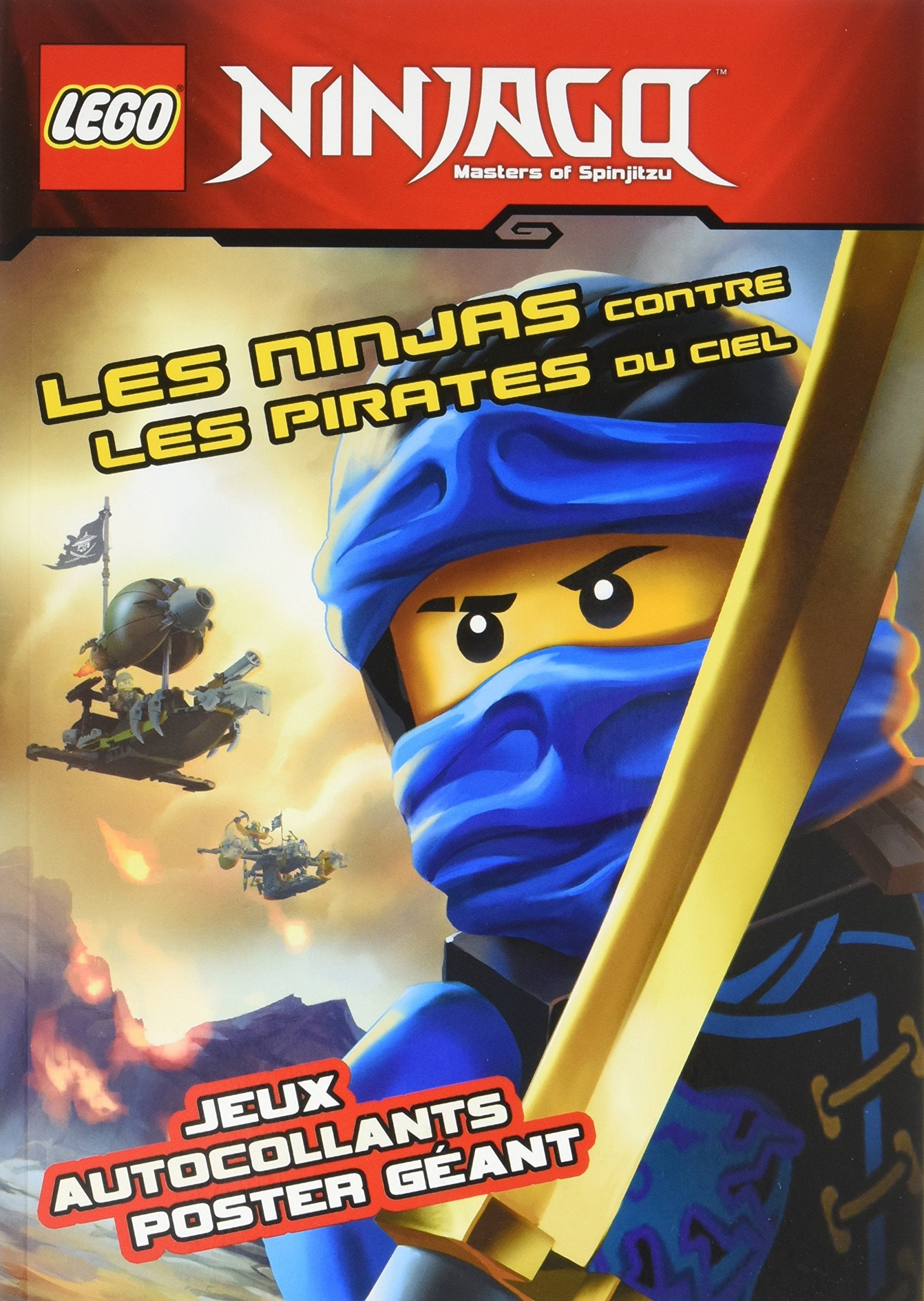LEGO NINJAGO LES NINJAS CONTRE LES PIRATES DU CIEL STICKERS