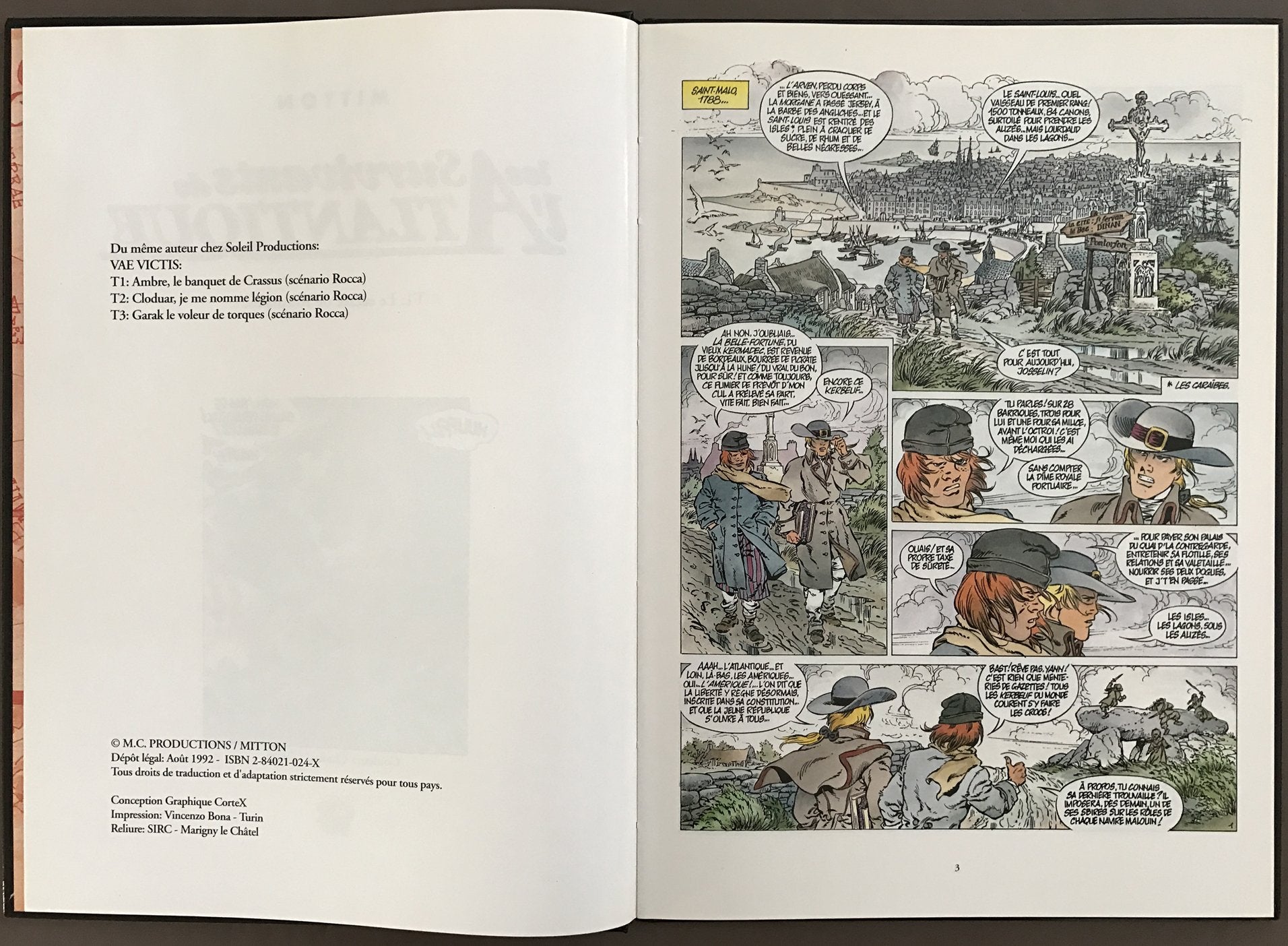 Les Survivants de l'Atlantique, tome 1 : Le Secret de Kermadec