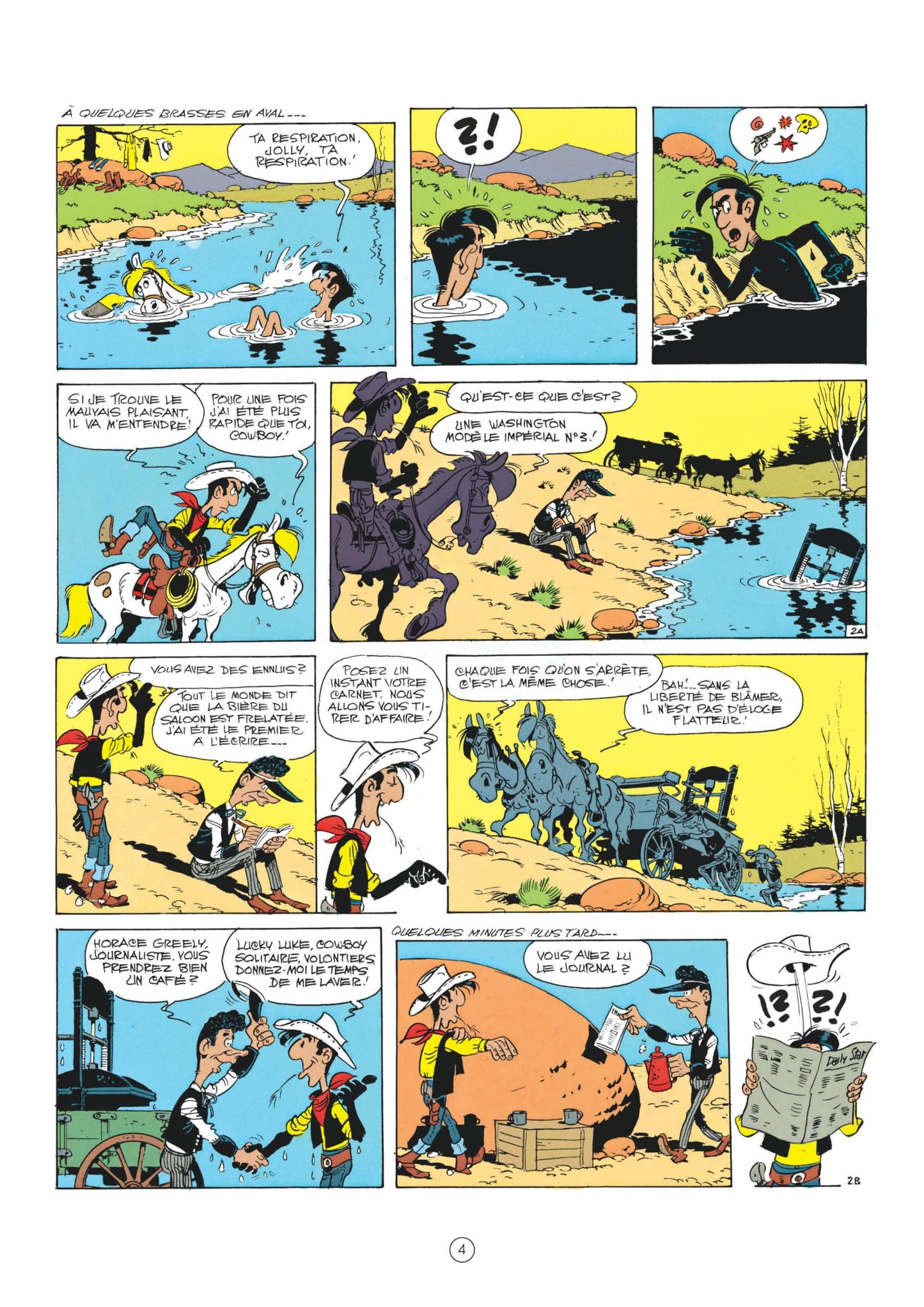 Lucky Luke - Tome 23 - Le Daily Star