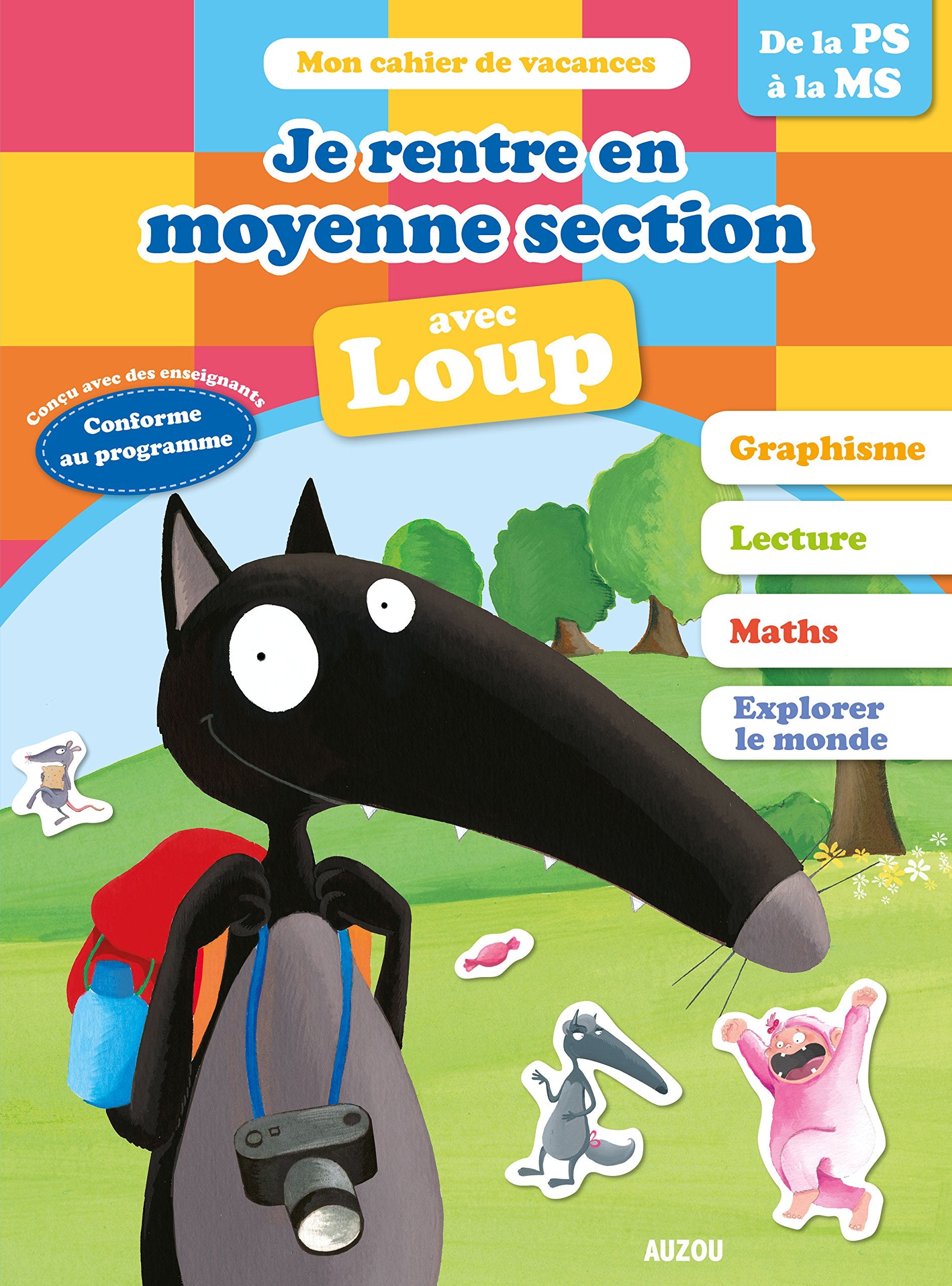 Cahier de vacances du Loup - Je rentre en moyenne section (édition 2018)