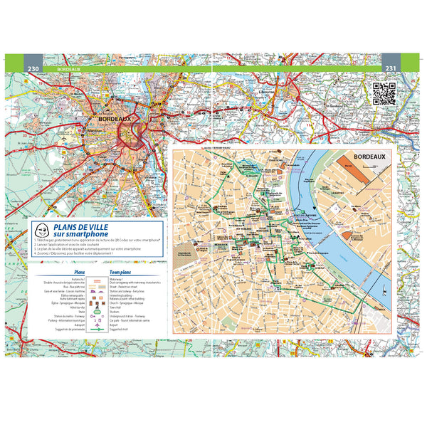 Atlas Routier France 2024 (Petit Format - Spiral)