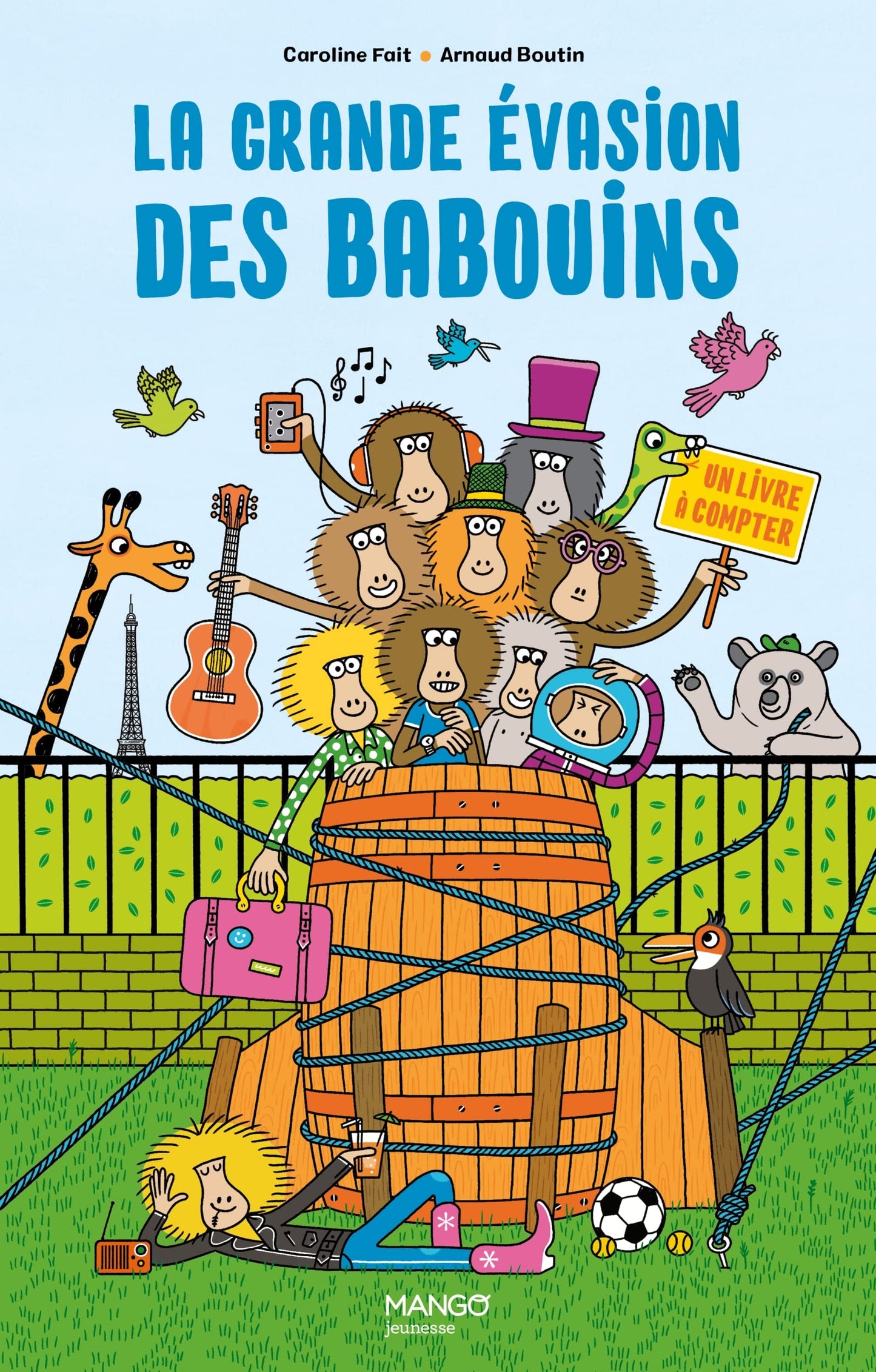 La grande évasion des babouins: Un livre à compter