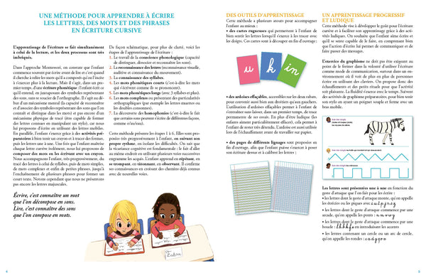 Méthode d'écriture Je suis en CP - Pédagogie Montessori - Mieux apprendre grâce aux neurosciences - Dès 5 ans