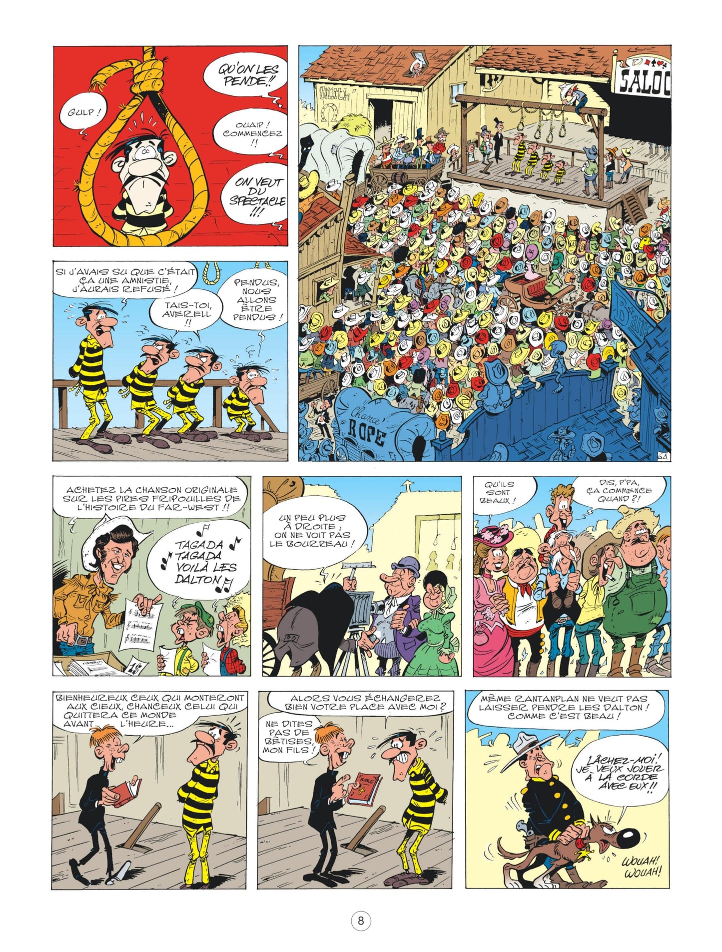 Les Aventures de Lucky Luke d'après Morris - Tome 2 - La Corde au cou