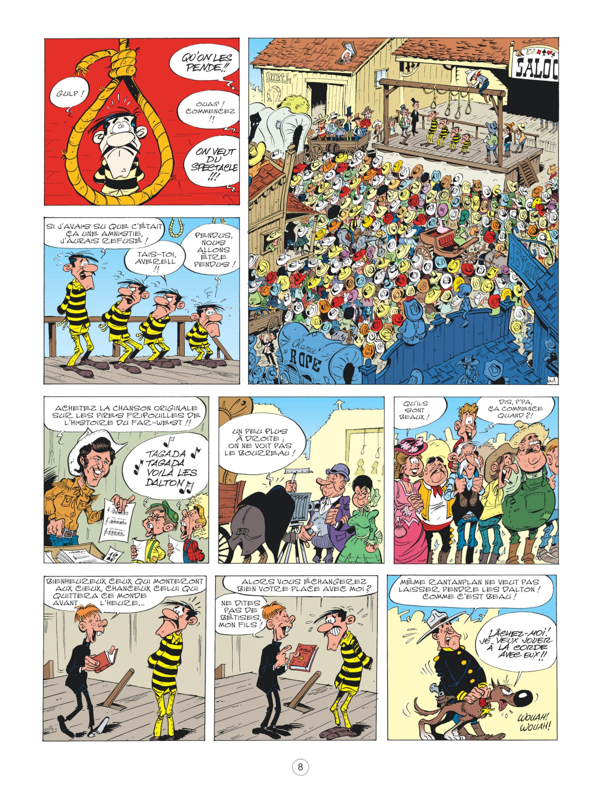 Les Aventures de Lucky Luke d'après Morris - Tome 2 - La Corde au cou
