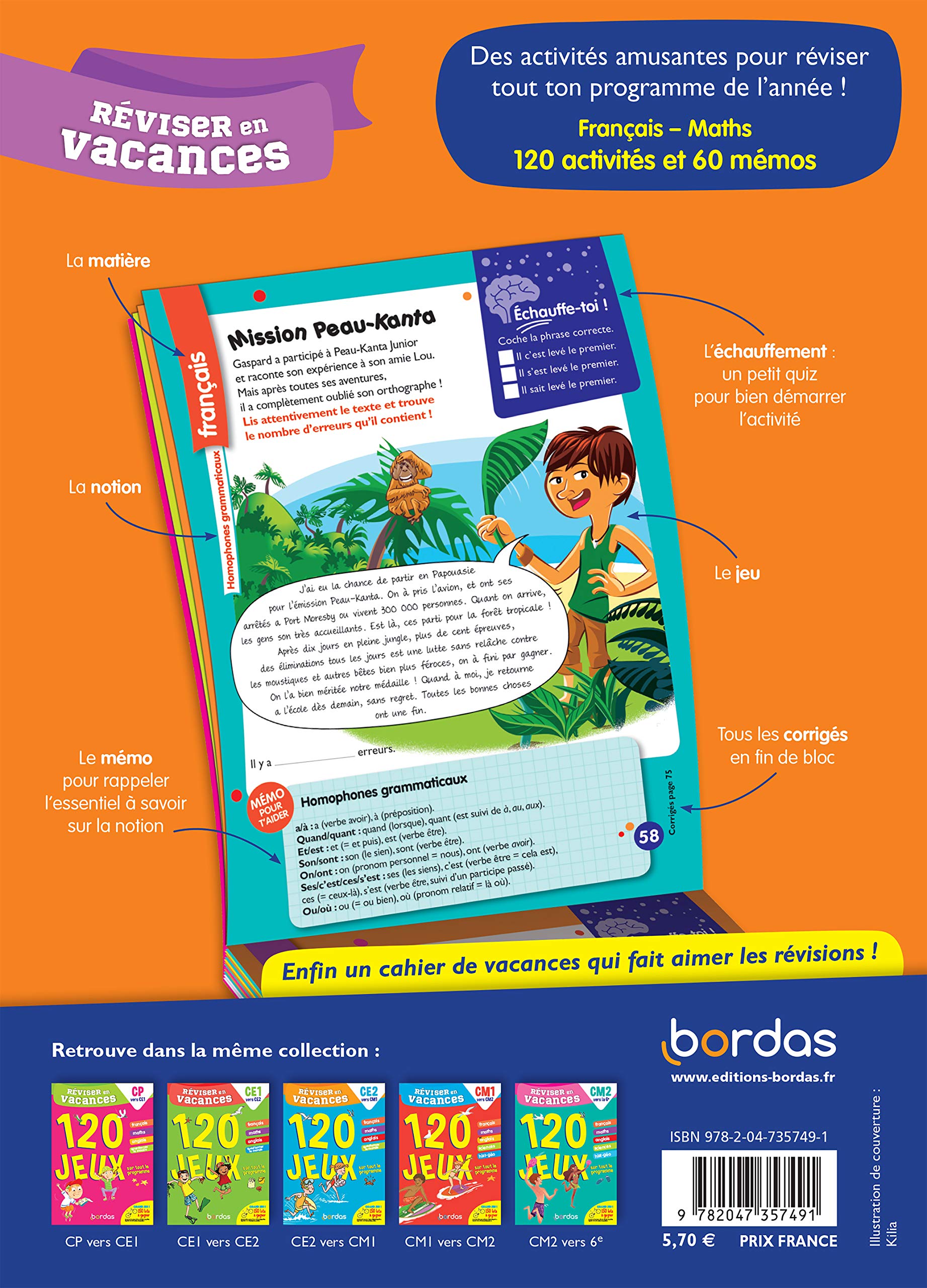 Réviser en vacances de la 6e à la 5e