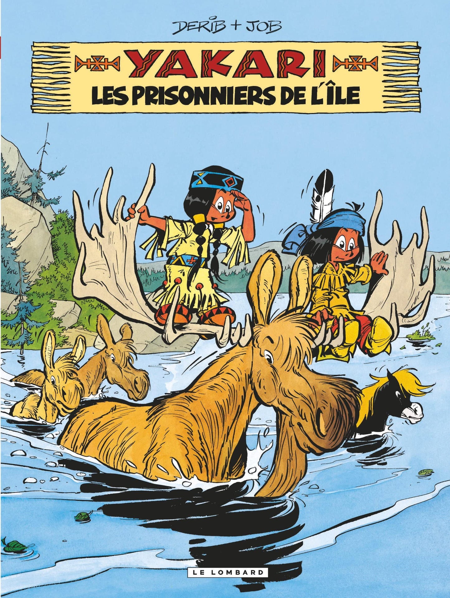 Yakari - Tome 9 - Les Prisonniers de l'île / Edition spéciale, Enseignes et Libraires (Indispensable