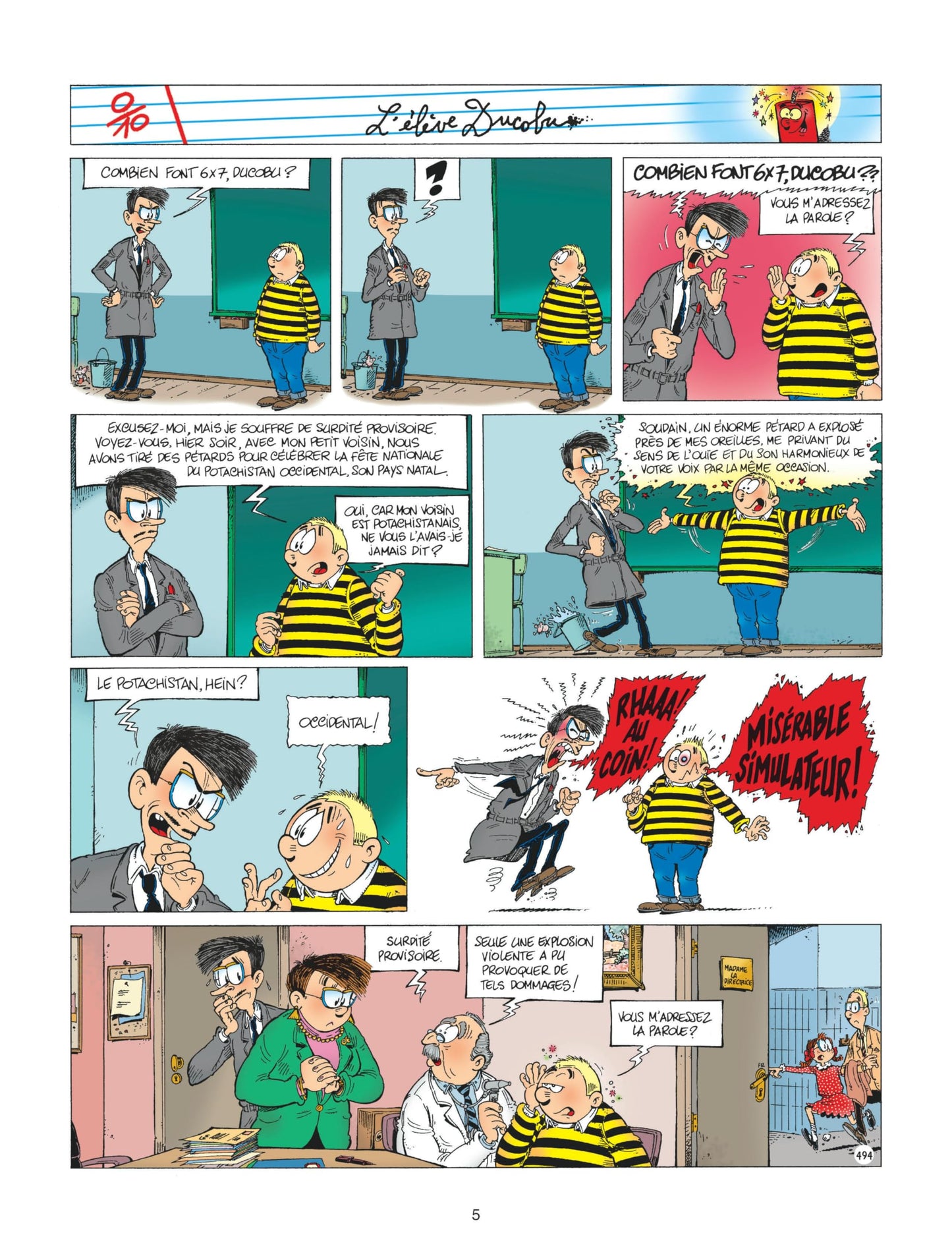 Ducobu - Tome 14 - Premier de classe (en commençant par la fin)