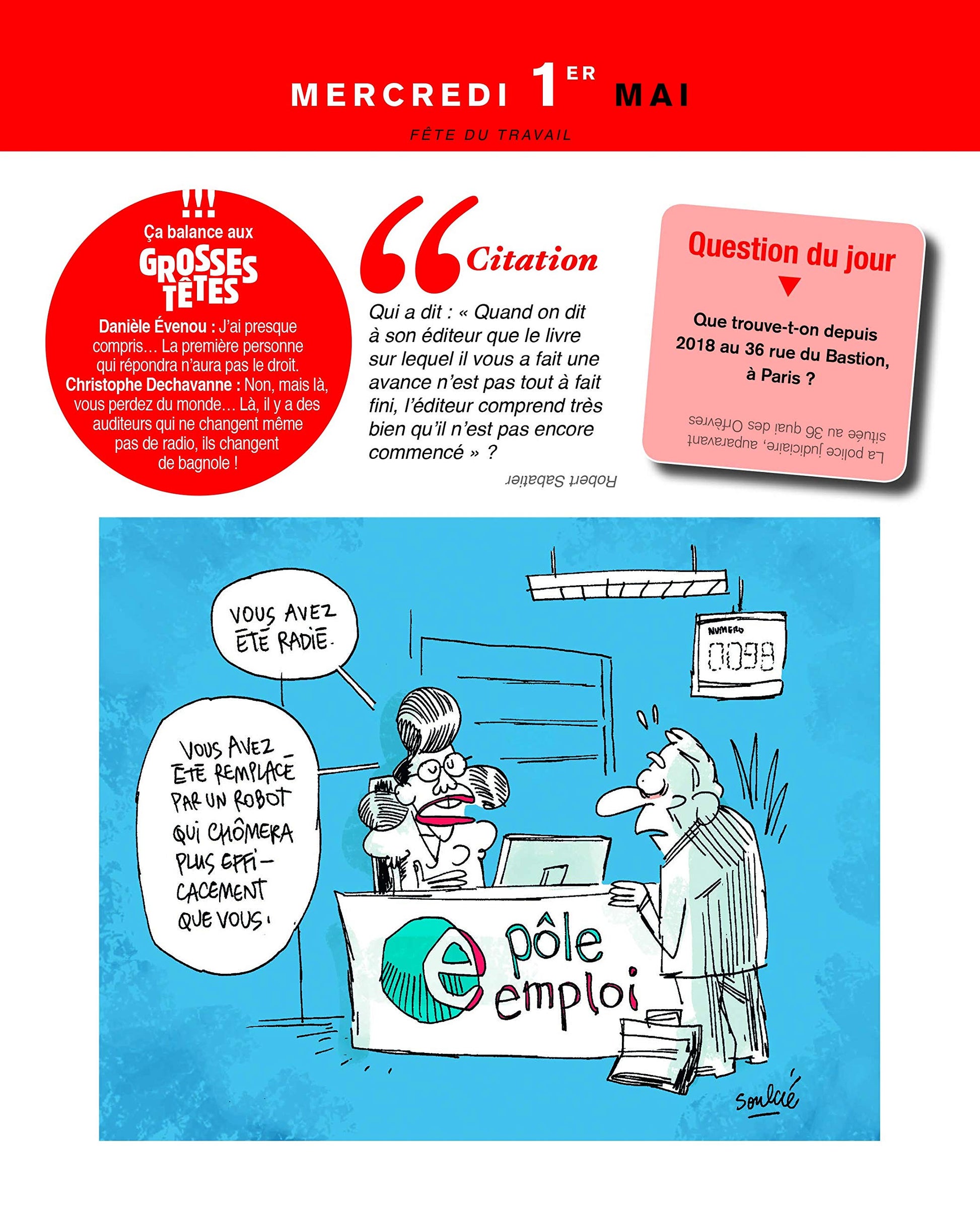 L'almanach des Grosses Têtes 2019