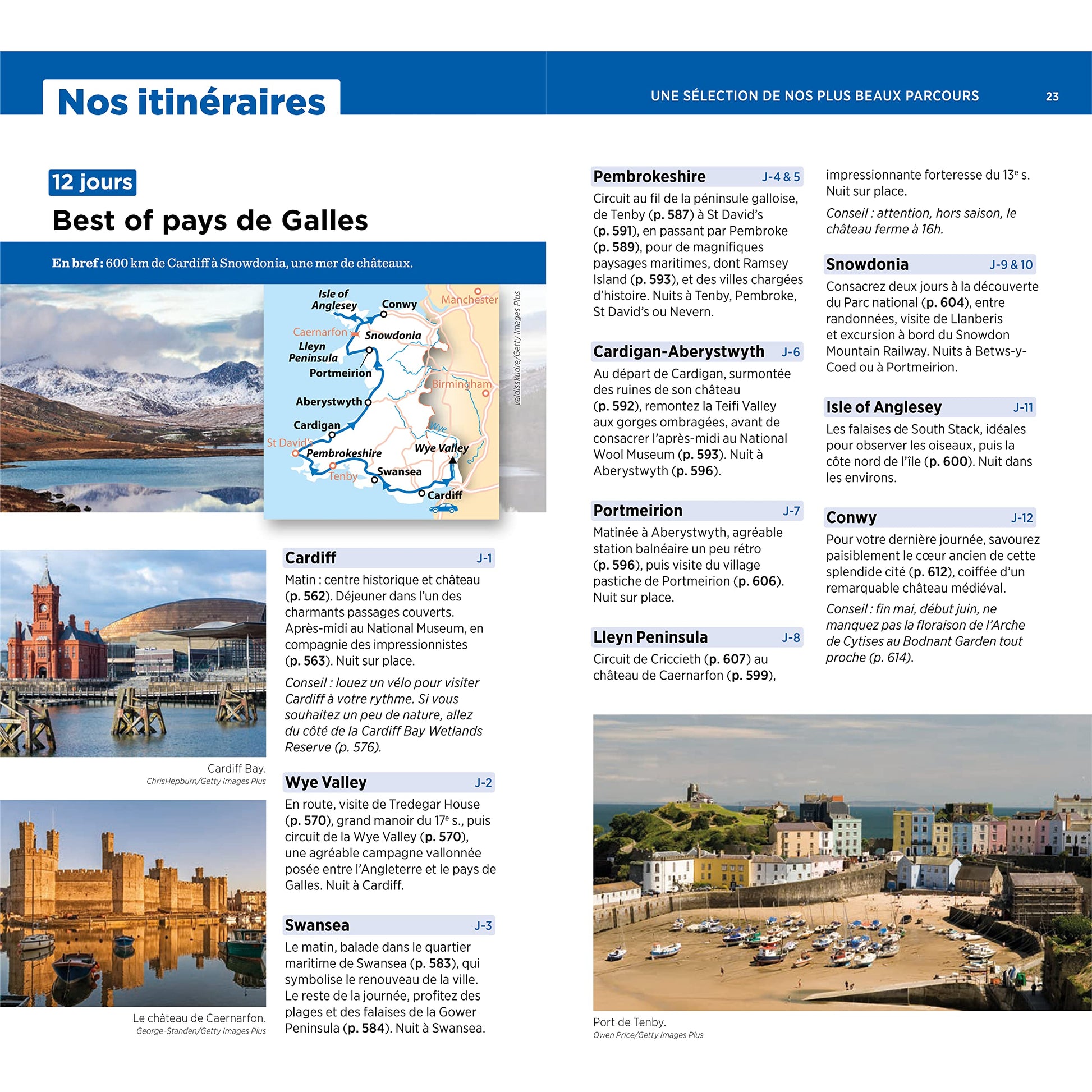 Guide Vert Angleterre, Pays de Galles