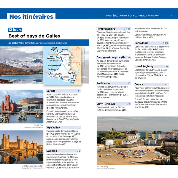 Guide Vert Angleterre, Pays de Galles