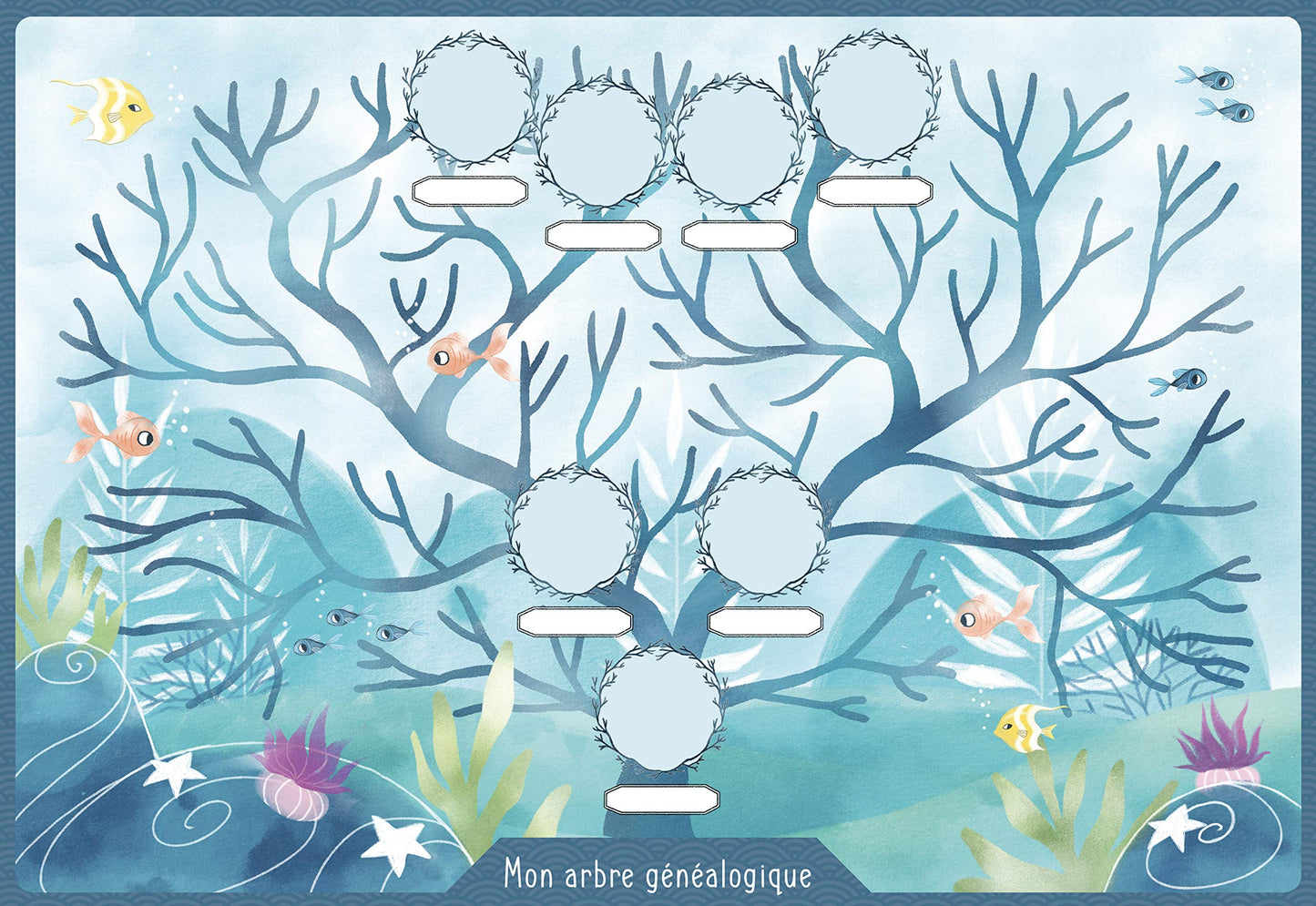 Ma pochette d'artiste - Ma pochette d'autocollants - Mon arbre généalogique