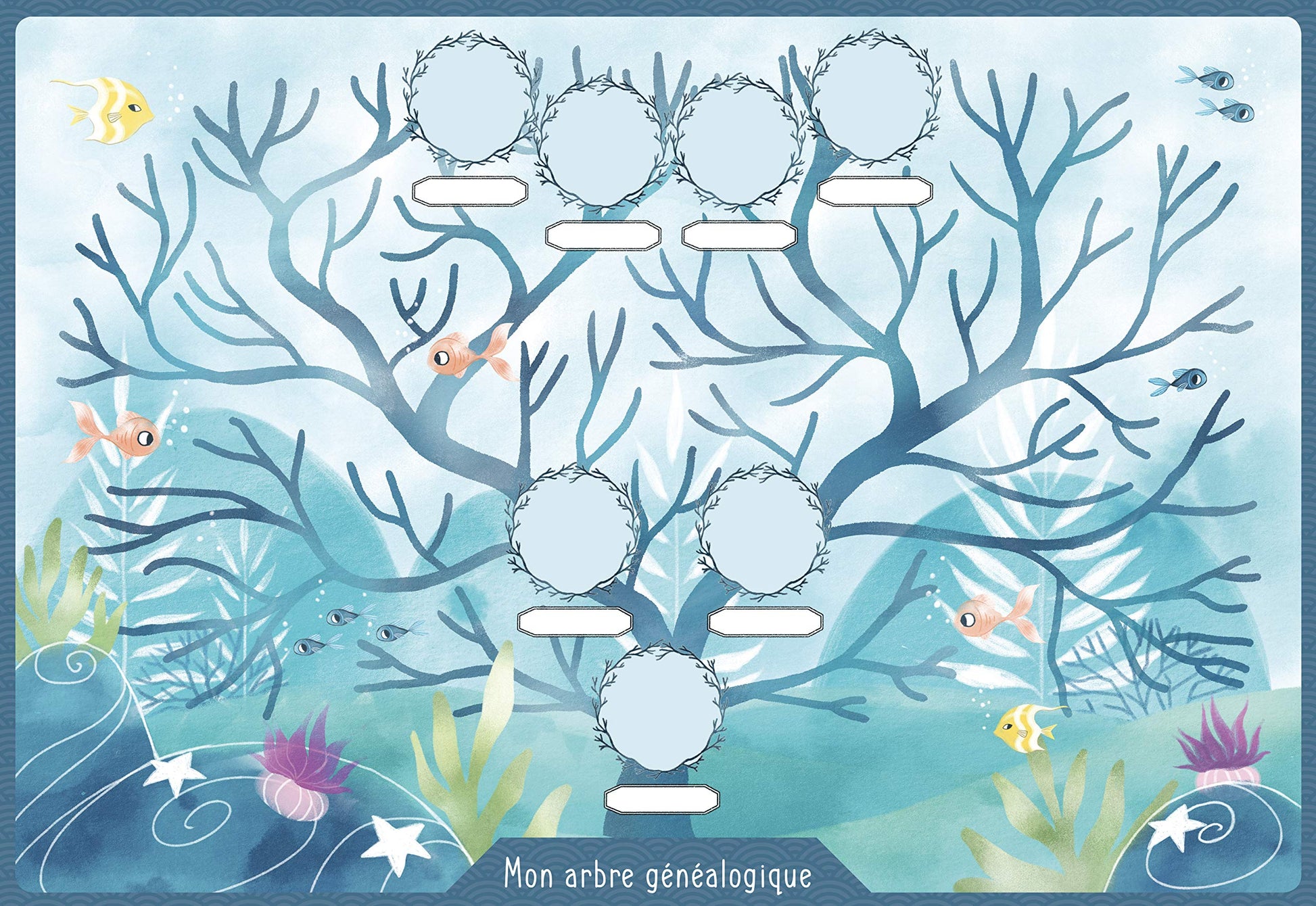 Ma pochette d'artiste - Ma pochette d'autocollants - Mon arbre généalogique