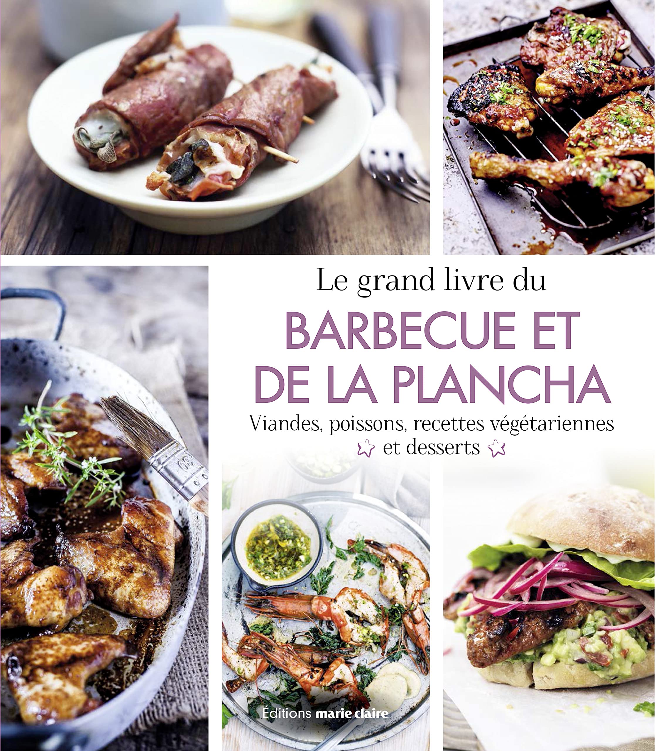 Le grand livre du barbecue et de la plancha: Viandes, poissons, recettes végétariennes et desserts