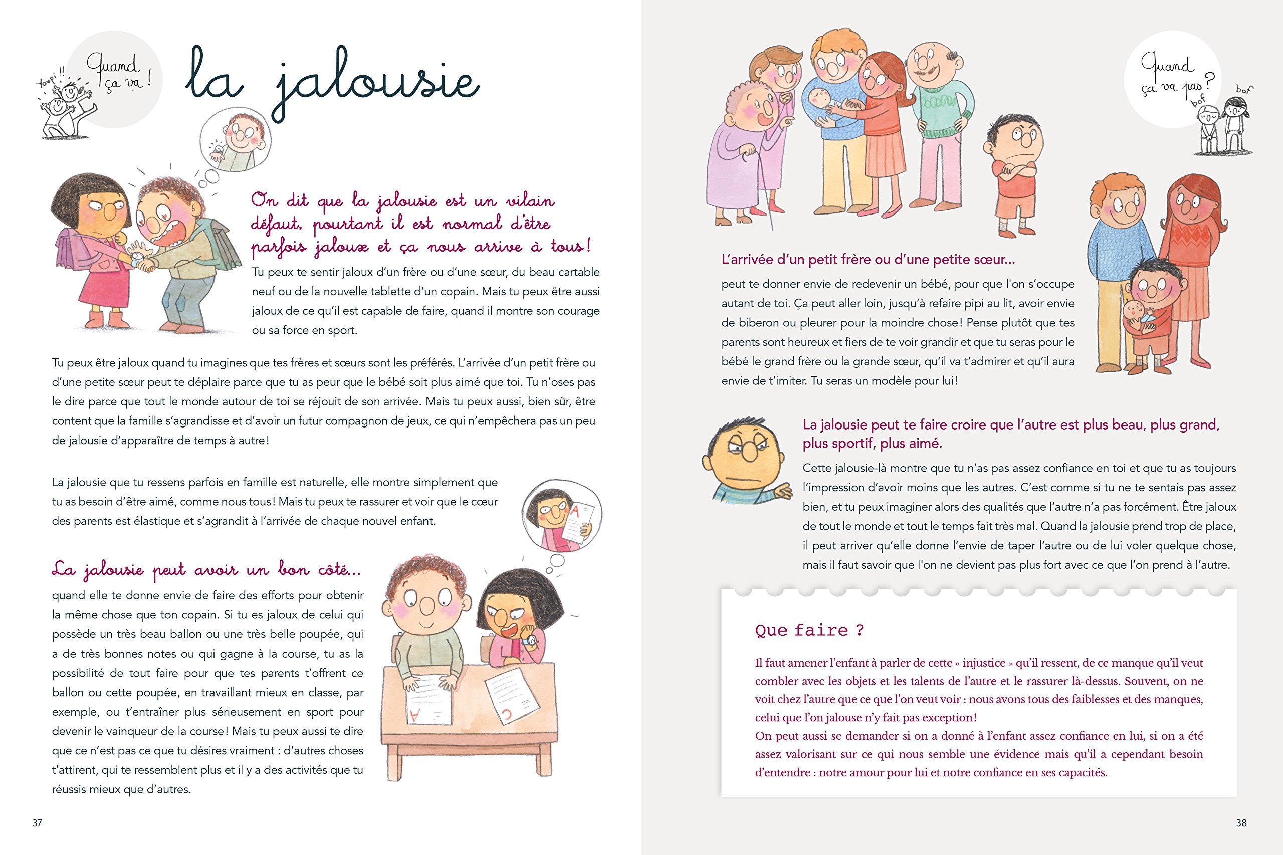 Quand ça va ! Quand ça va pas ? Leurs émotions expliquées aux enfants (et aux parents !)