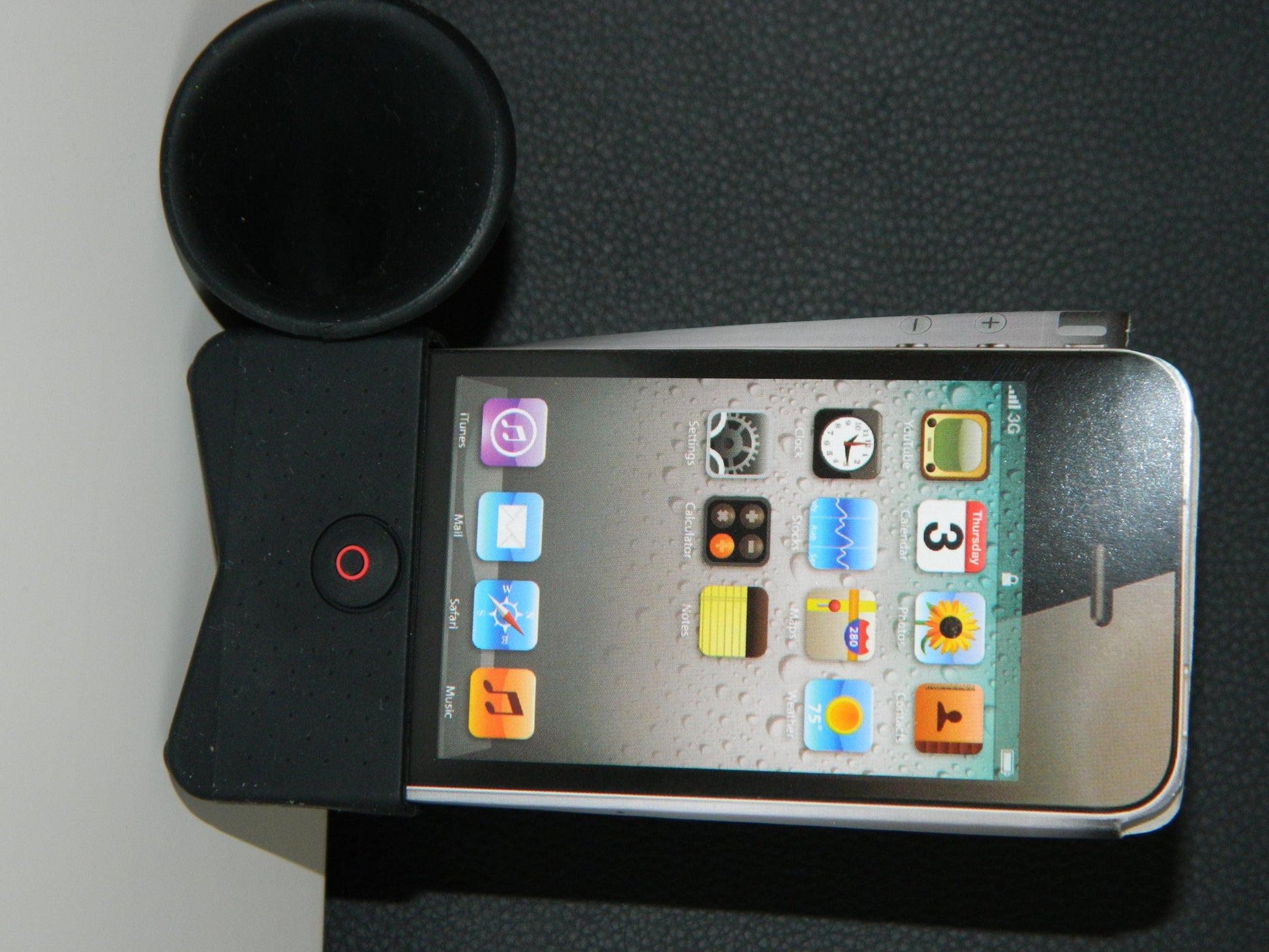 haut parleur pour Iphone 4 noir