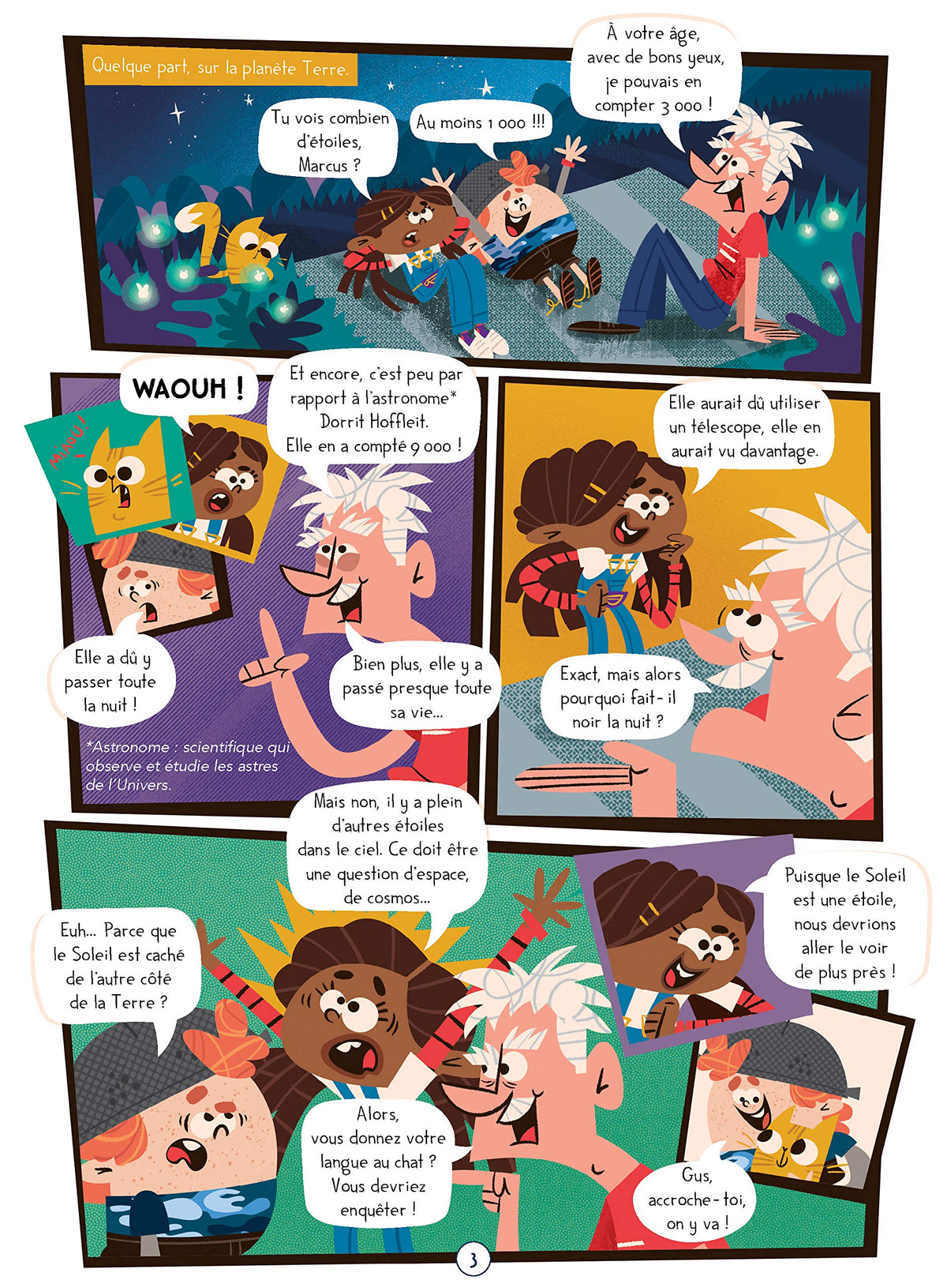 Découvre l'espace en BD