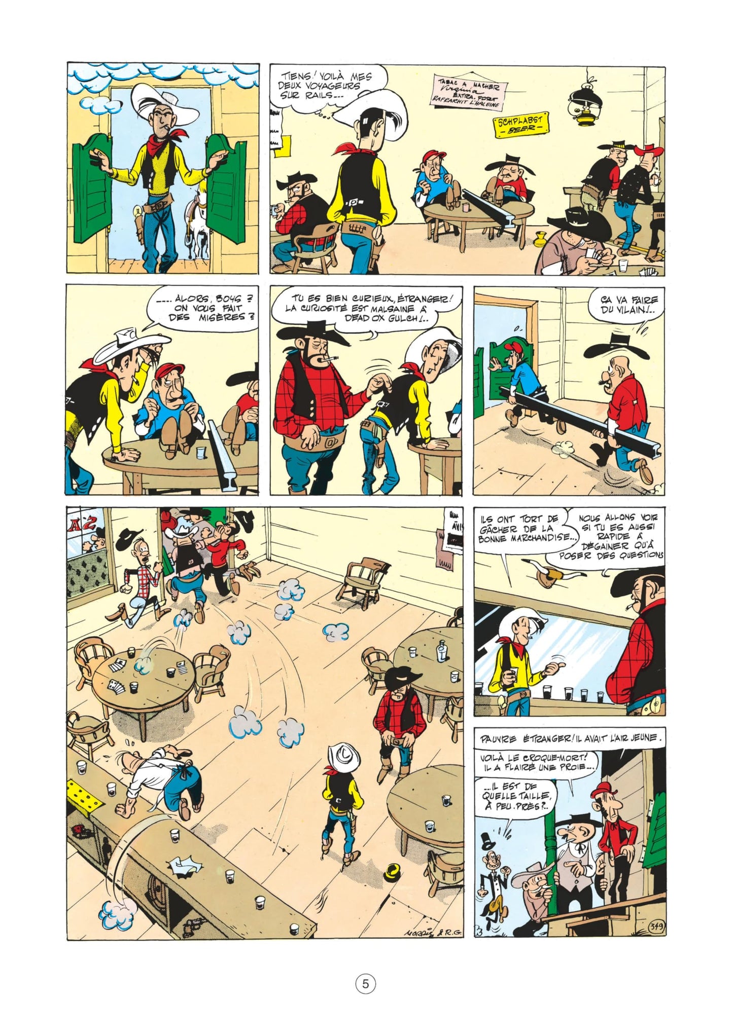 Lucky Luke - Tome 9 - Des rails sur la prairie
