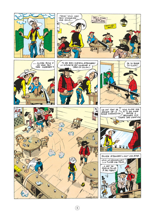 Lucky Luke - Tome 9 - Des rails sur la prairie