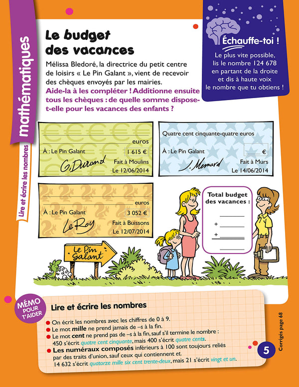 Bordas Vacances - 120 jeux pour réviser CE2 vers CM1 (ancienne édition)