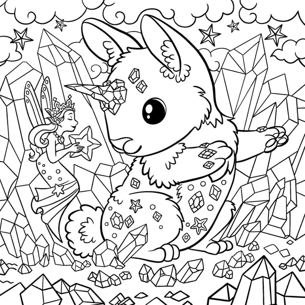 Mon super livre de coloriages Fantasy Dreams