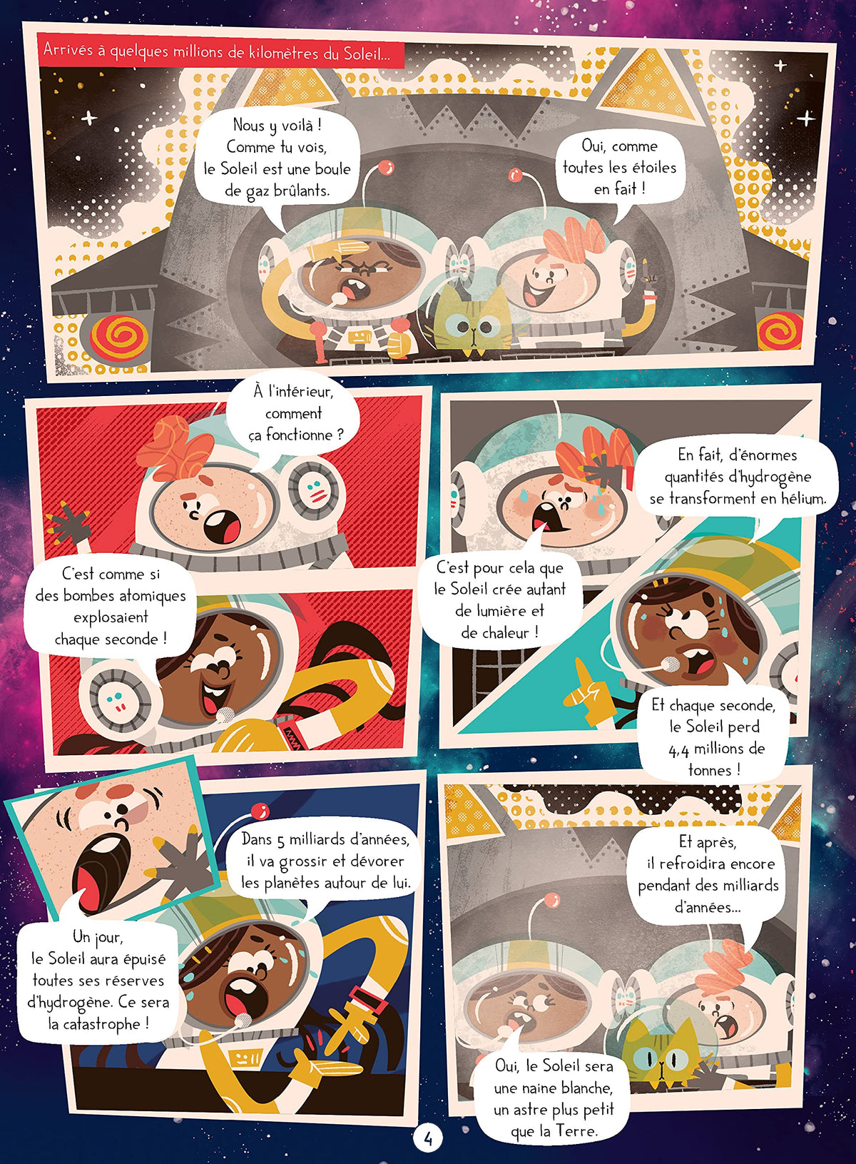 Découvre l'espace en BD