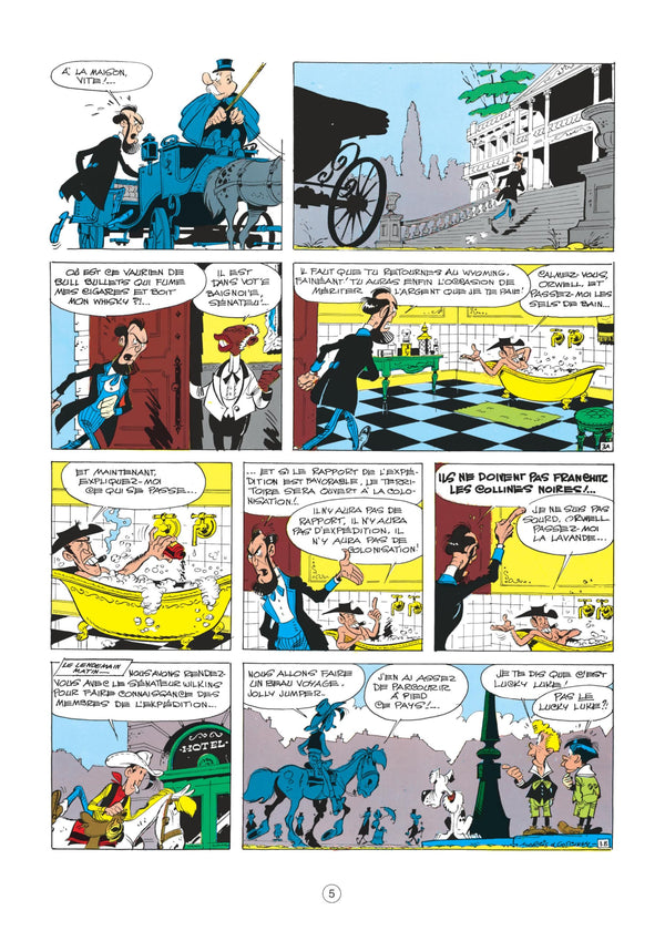 Lucky Luke - Tome 21 - Les Collines noires