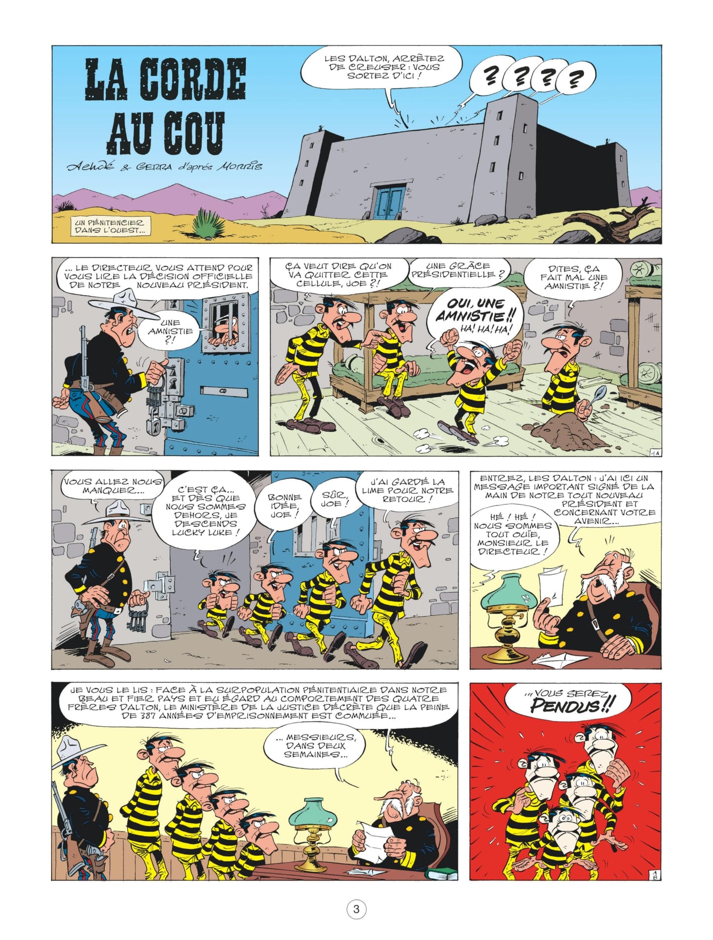 Les Aventures de Lucky Luke d'après Morris - Tome 2 - La Corde au cou